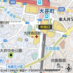 ココカラファイン薬局大井町ガーデン店周辺の地図