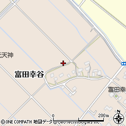 千葉県山武市富田幸谷周辺の地図
