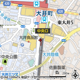 大井町駅前公衆トイレ周辺の地図