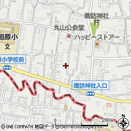 東京都町田市相原町1712-6周辺の地図