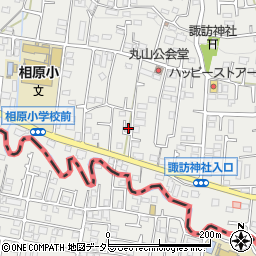 東京都町田市相原町1706周辺の地図