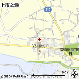 山梨県南アルプス市上市之瀬836周辺の地図