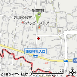 東京都町田市相原町1736周辺の地図