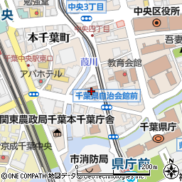 千葉県市長会会計課周辺の地図