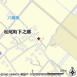 千葉県山武市松尾町下之郷5周辺の地図