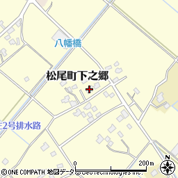 千葉県山武市松尾町下之郷181周辺の地図
