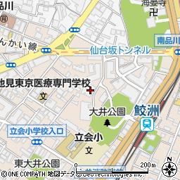 大井仙台坂パークハウス周辺の地図