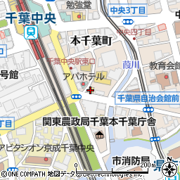 千葉日産中央店周辺の地図