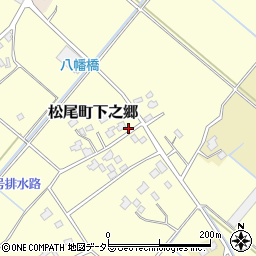千葉県山武市松尾町下之郷179周辺の地図