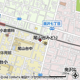 東京都世田谷区尾山台3丁目29周辺の地図