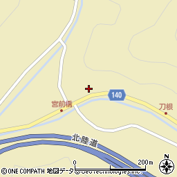 福井県敦賀市刀根21周辺の地図