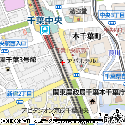 千葉県千葉市中央区本千葉町13周辺の地図