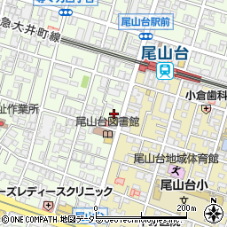 １００円ショップキャンドゥ尾山台店周辺の地図