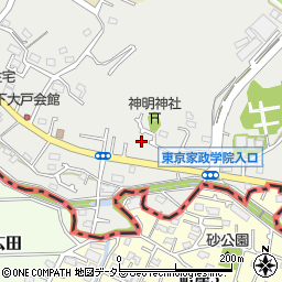 東京都町田市相原町3136周辺の地図