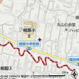 東京都町田市相原町1683周辺の地図
