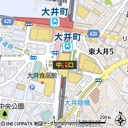 ウエルシア薬局　アトレ大井町店周辺の地図