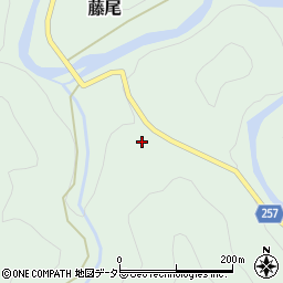 兵庫県美方郡新温泉町藤尾536周辺の地図
