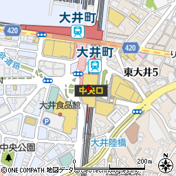 成城石井アトレ大井町店周辺の地図