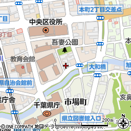 蚕糸会館周辺の地図