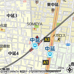 東京都品川区東中延2丁目10-12周辺の地図