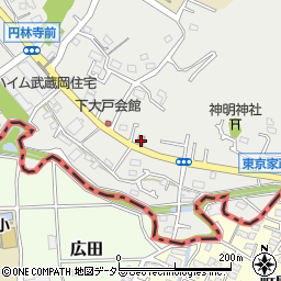 町田大戸郵便局 ＡＴＭ周辺の地図