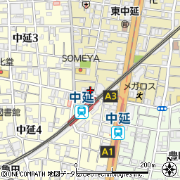 東京都品川区東中延2丁目10-11周辺の地図