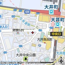 大井町駅前歯科クリニック周辺の地図