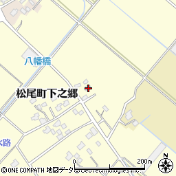 千葉県山武市松尾町下之郷110周辺の地図