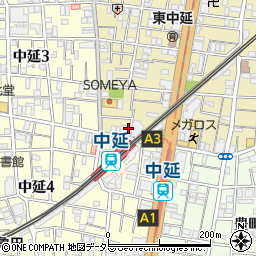 東京都品川区東中延2丁目10-10周辺の地図
