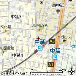 東京都品川区東中延2丁目10-14周辺の地図