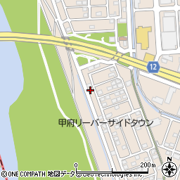 山梨県中央市臼井阿原1709-92周辺の地図