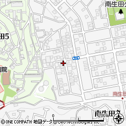 神奈川県川崎市多摩区南生田2丁目13-1周辺の地図