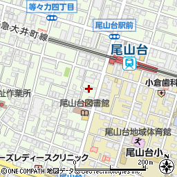 武虎家 尾山台店周辺の地図