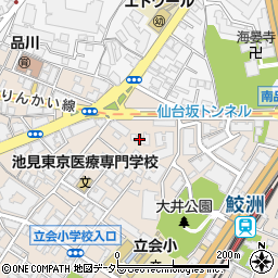 仙台坂アルカディア周辺の地図