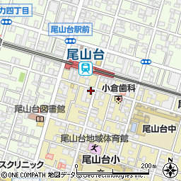 ファミリーマート尾山台駅南店周辺の地図