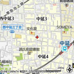 東京都品川区中延周辺の地図