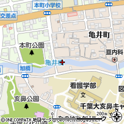 亀井橋周辺の地図