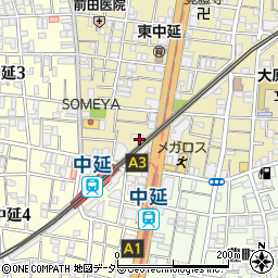 東京都品川区東中延2丁目9周辺の地図