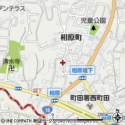 東京都町田市相原町442周辺の地図