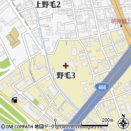 東京都世田谷区野毛3丁目周辺の地図