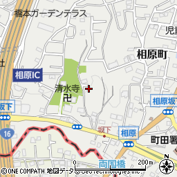 東京都町田市相原町465-7周辺の地図