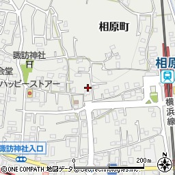 東京都町田市相原町1325-4周辺の地図