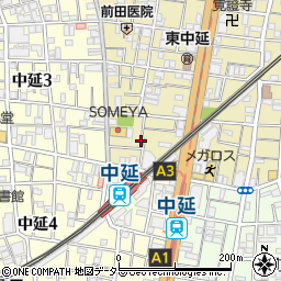 東京都品川区東中延2丁目10-8周辺の地図