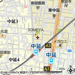東京都品川区東中延2丁目10周辺の地図