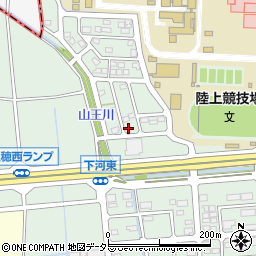 山梨県中央市下河東3008-7周辺の地図