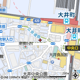 東急リバブル株式会社　売買部門大井町センター周辺の地図