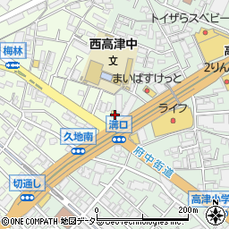 ファミリーマートＭＧ溝口六丁目店周辺の地図