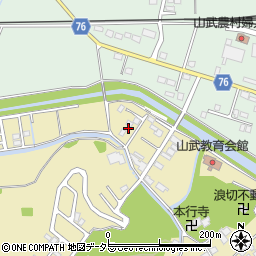 千葉県山武市成東2581周辺の地図