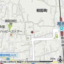 東京都町田市相原町1325-2周辺の地図