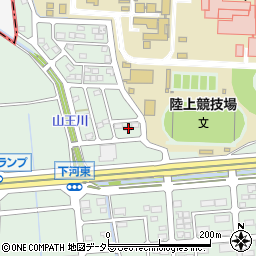 山梨県中央市下河東3010-2周辺の地図